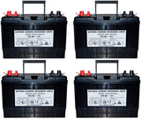 Lot de 4 batteries 125Ah décharge lente