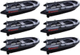 Lot de 6 barques Campeuse 2,49m blacky