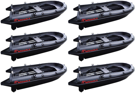 Lot de 6 barques Campeuse 2,49m blacky