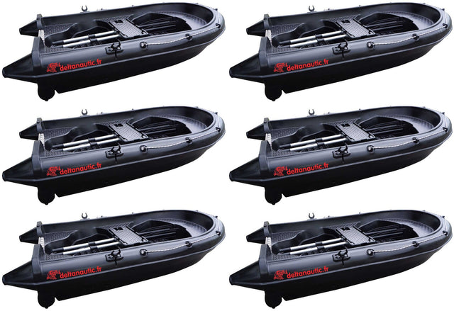 Lot de 6 barques Campeuse 2,49m blacky