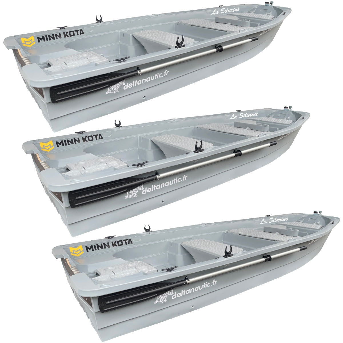 Lot de 3 Silurine 4m Titanium