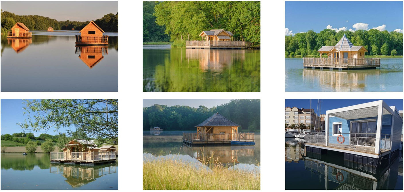 maisons flottantes ; Delta Nautic