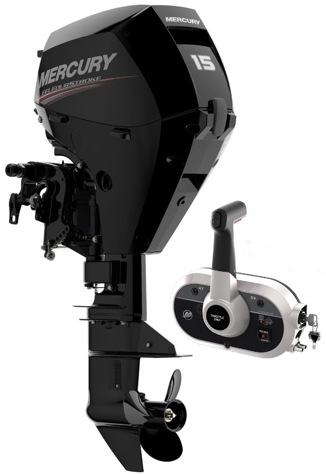 Mercury 15CV 4T EFI arbre long démarrage électrique commande à distance