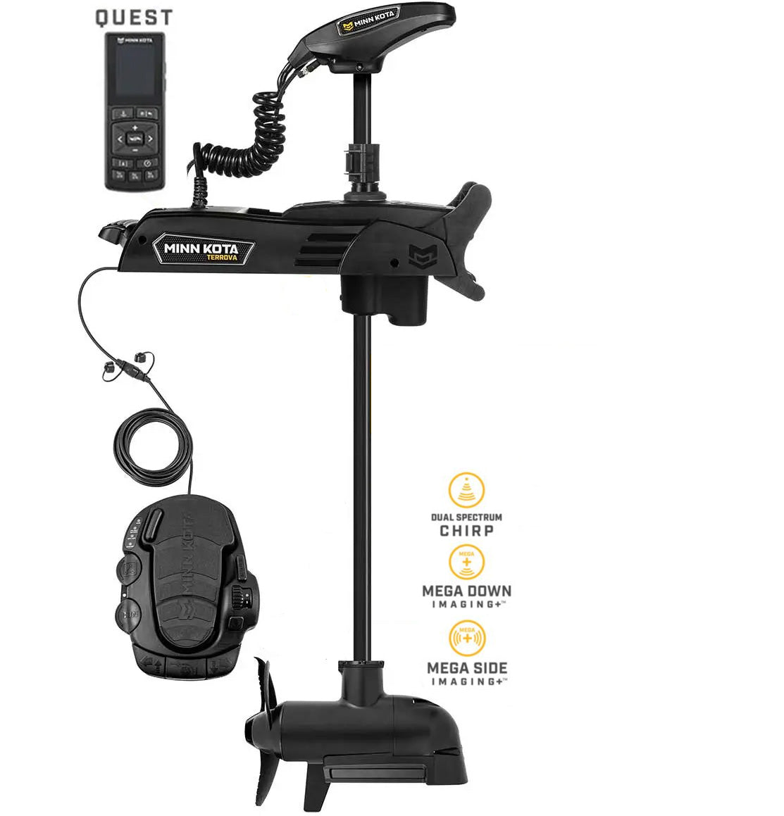Moteur électrique Minn Kota Ulterra Quest + Sonde MSI+