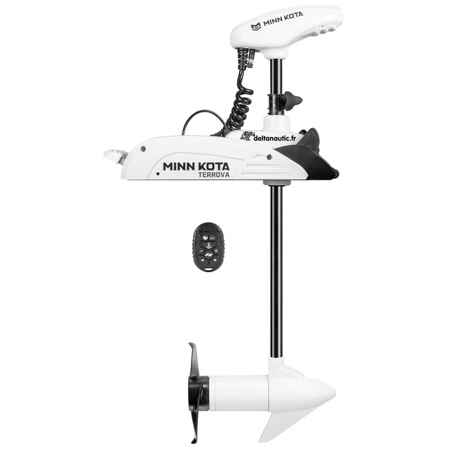 Moteur électrique kayak Minn Kota Riptide Terrova 55 Lbs 12V GPS 91 cm pour la mer - Delta Nautic