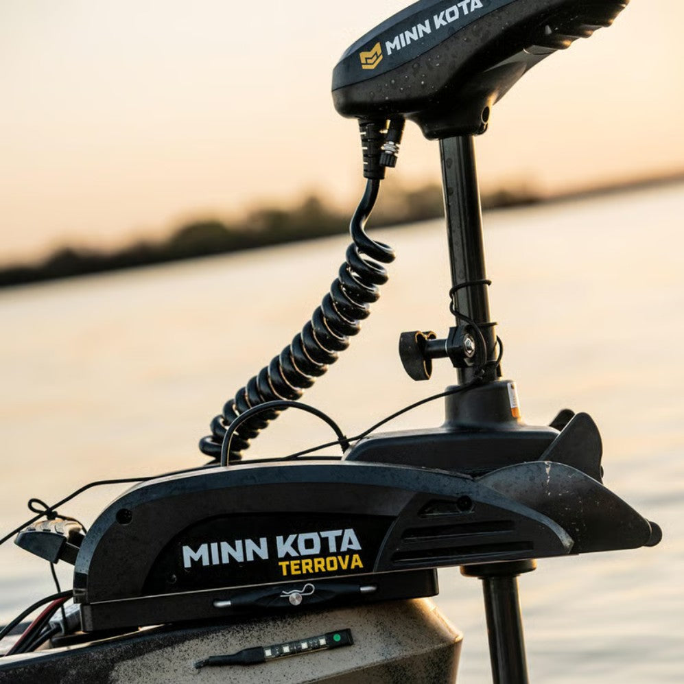 Moteur avant kayak Minn Kota Terrova 55 Lbs 12V GPS 91 cm Delta Nautic