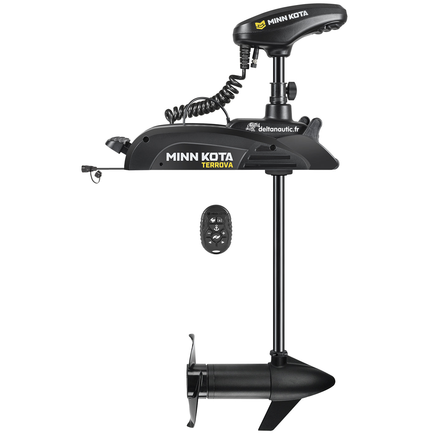 Moteur électrique kayak Minn Kota Terrova 55 Lbs 12V GPS 91 cm Delta Nautic