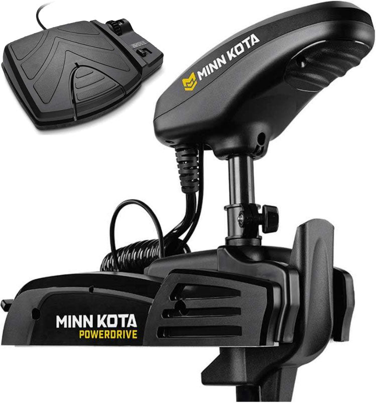 Moteur électrique Minn Kota Powerdrive 45 Lbs 122cm avec pédale