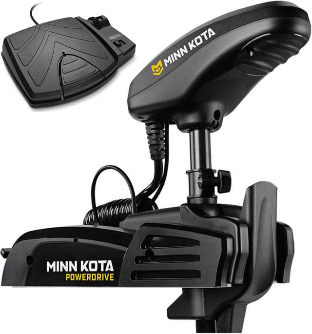 Moteur électrique Minn Kota Powerdrive 45 Lbs 122cm avec pédale