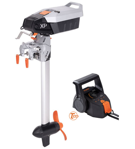 Moteur électrique Torqeedo Travel XP commande à distance avec batterie lithium et chargeur intégrés