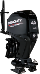 Mercury 40CV 4T Hydrojet EFI arbre long démarrage électrique et TRIM barre franche