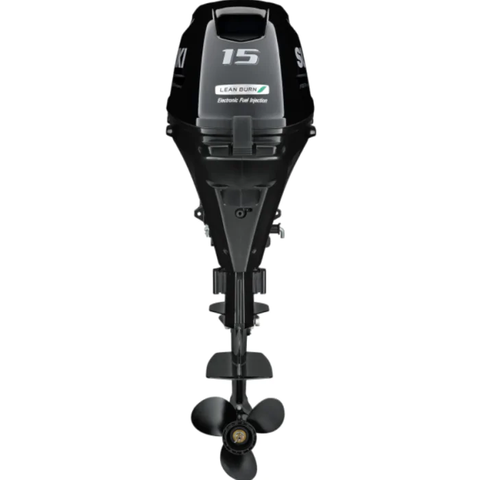 Suzuki DF15A 15cv 4T arbre long démarrage manuel barre franche