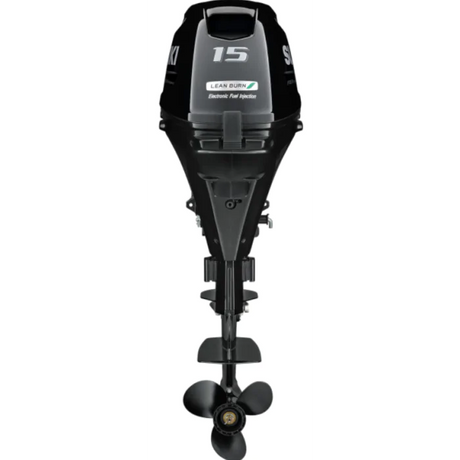 Suzuki DF15A 15cv 4T arbre long démarrage manuel barre franche