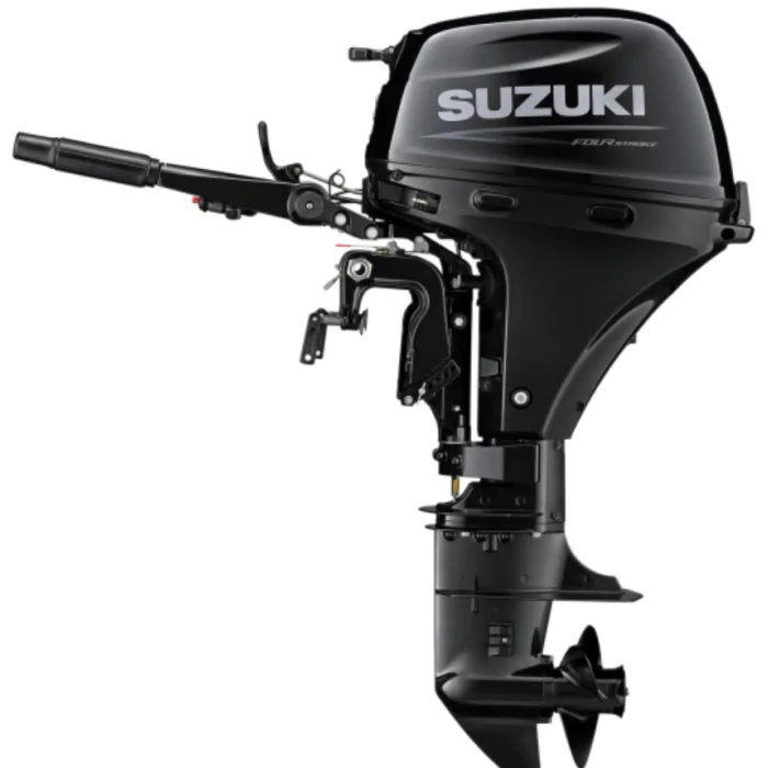 Suzuki DF15A 15cv 4T arbre long démarrage manuel barre franche