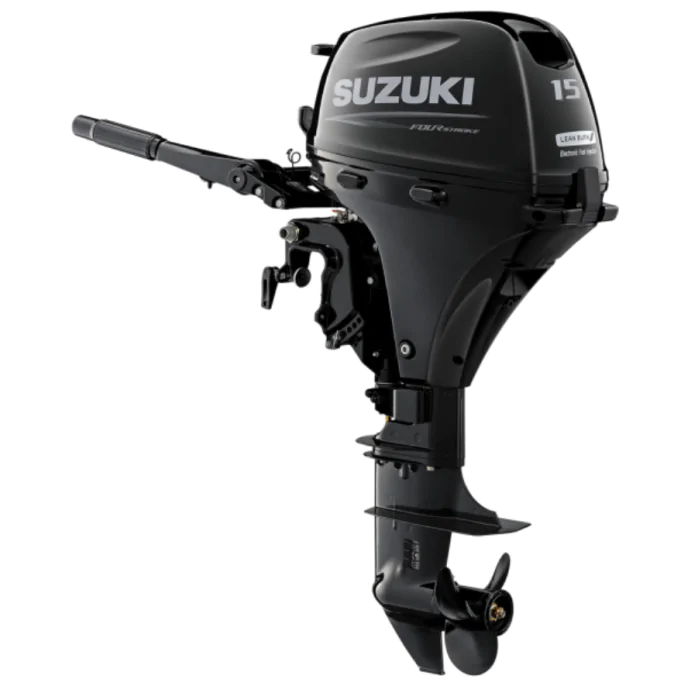 Suzuki DF15A 15cv 4T arbre long démarrage manuel barre franche