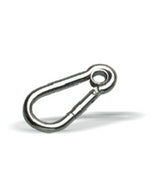 Mousqueton Pompier œil 8 mm