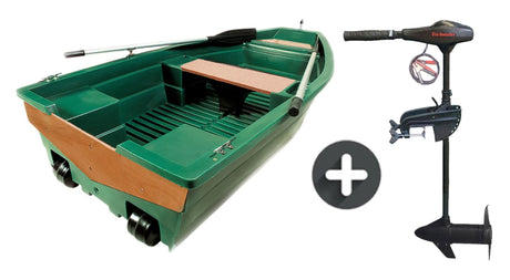 N° 20 barque La Rapide 2,49m et Moteur Eco Booster 36 lbs