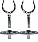 Pack 2 Dames de nage laiton avec supports