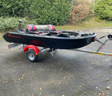 Pack d'Expo Barque Falco 360 Blacky + Remorque GT Grand Tourisme + 2 sièges + 1 moteur électrique