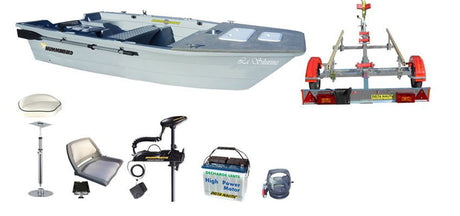 Pack barque Silurine 4m bass boat avec Minn Kota Powerdrive