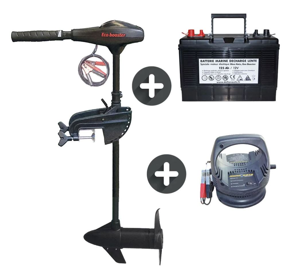 Pack Moteur Electrique Eco Booster V55 Lbs 12V Luxe