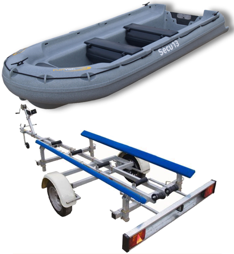 Fun Yak 390 Secu 13 et remorque Easy Bascul Luxe