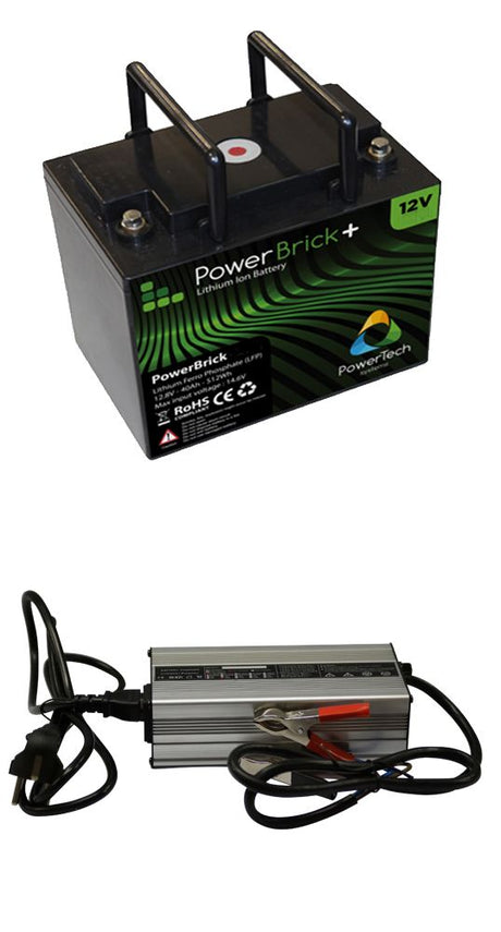 Pack batterie lithium Powerbrick + chargeur