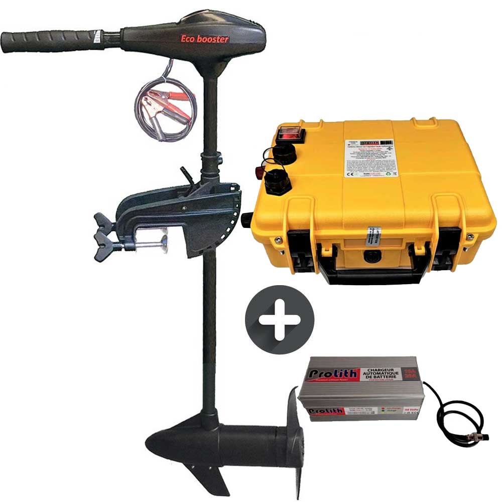 Pack Eco Booster 36 lbs 12V avec valise batterie lithium 60A et chargeur offert