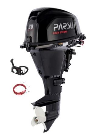 Parsun 20CV 4T arbre court commande à distance démarrage électrique