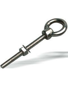 Piton à œil inox épaulé 8 mm