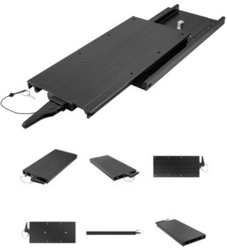 MKA 57 Plaque démontage rapide aluminium Minn Kota pour moteurs Quest