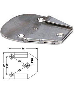 Platine Amovible Inox Pike'n Bass