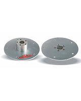 Platine basse ronde pour pied de siège