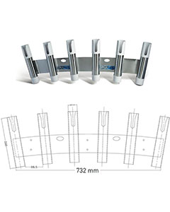 Porte-cannes 6 cannes