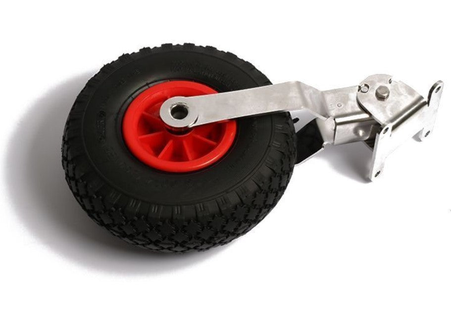 Roue escamotable pour toute barque ou bateau