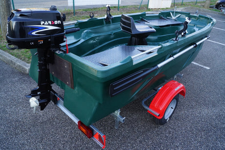 Barque Scorfish 3m50 + Remorque GT + Moteur Parsun 6cv 4t
