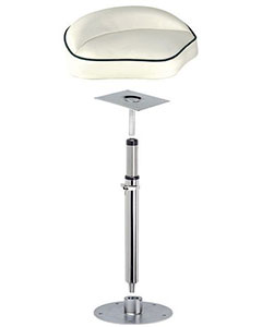 Siège bicyclette sur pied télescopique