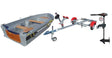 Pack barque de pêche la Silurine 373 + remorque complète Nautic Plus + moteur électrique V 55 lbs