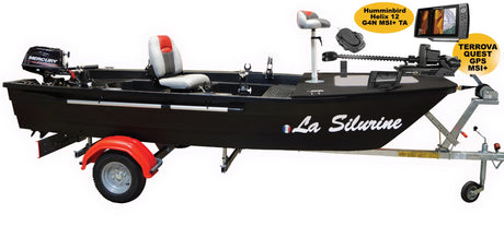 Pack PREMIUM Silurine 4m Bass Boat Blacky QUEST