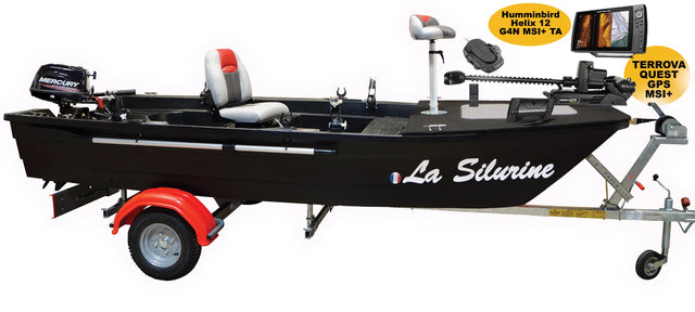 Pack PREMIUM Silurine 4m Bass Boat Blacky QUEST
