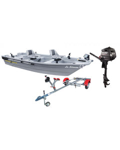 Pack barque la Silurine 400 titanium + remorque complète Nautic Plus + moteur hors bord Mercury 3.5cv 4 temps