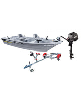 Pack barque la Silurine 400 titanium + remorque complète Nautic Plus + moteur hors bord Mercury 3.5cv 4 temps