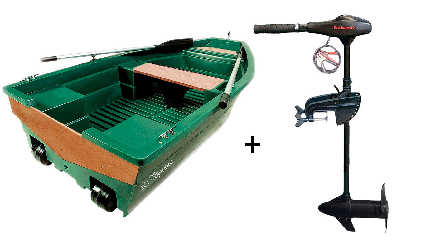 Barque N° 9 Spacieuse 3,20m et moteur Eco Booster 36 lbs