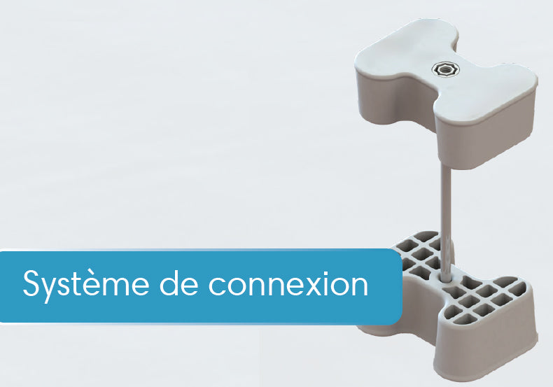 Connexion complète pour ponton modulaire