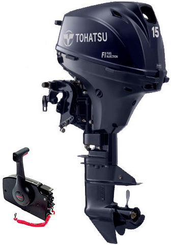 Tohatsu 15CV 4T arbre long démarrage électrique