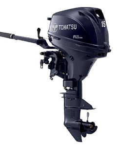 Tohatsu 15CV 4T arbre long démarrage manuel