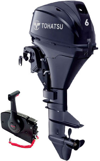 Tohatsu 6CV 4T bicylindre arbre long démarrage électrique