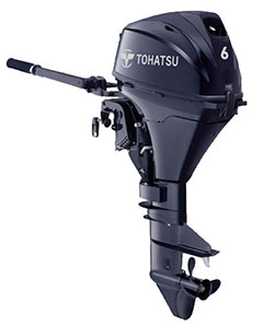 Tohatsu 6CV 4T bicylindre arbre long démarrage électrique