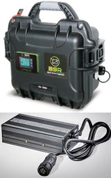 Valise Batterie Lithium BSR Lifepo4 Gen2 50Ah 12V + sortie régulée + chargeur offert
