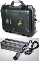 Valise Batterie Lithium BSR Lifepo4 Gen2 100Ah 24V + sortie régulée + chargeur offert